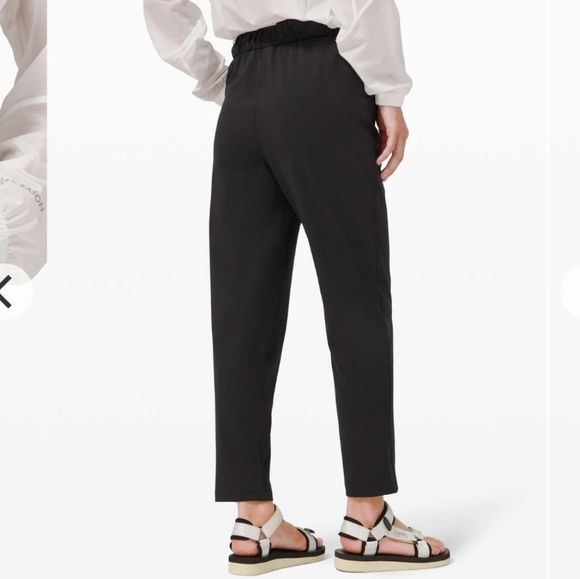 Lululemon Keep Moving Pants 7/8 High Rise in Black Size 4 - Picture 2 of 16